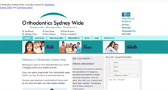 Desktop Screenshot of orthodonticssydneywide.com.au