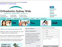 Tablet Screenshot of orthodonticssydneywide.com.au